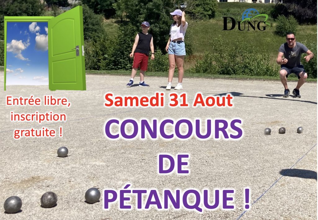 CONCOURS DE PÉTANQUE