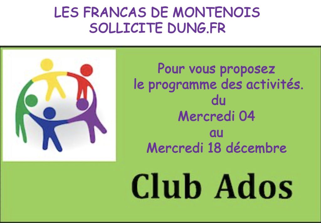 planning club ados1